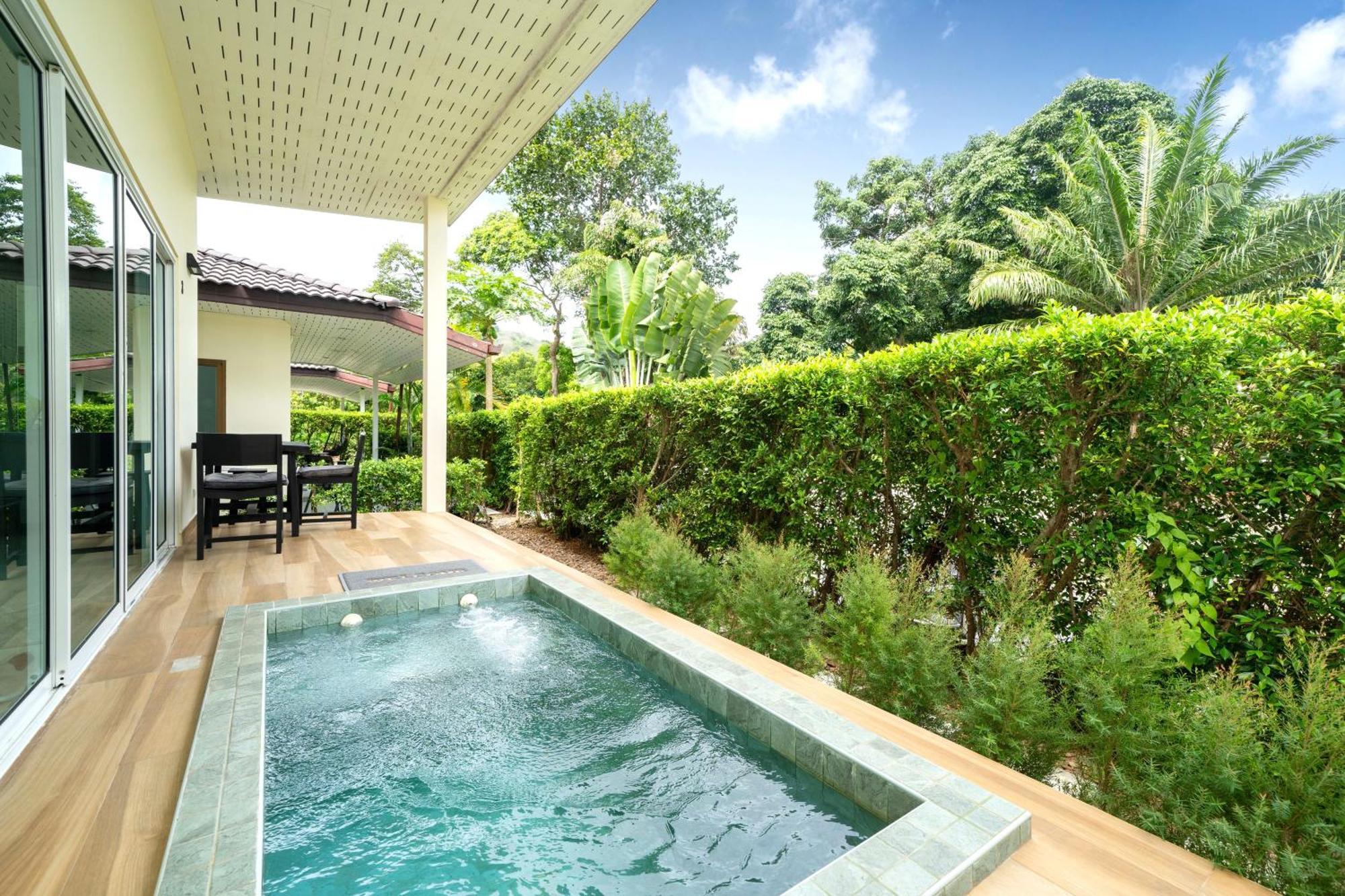 Oxavia Garden Oasis In Nai Harn - Your Private Tropical Garden With 3 Cabins And Jacuzzi Rawai Εξωτερικό φωτογραφία