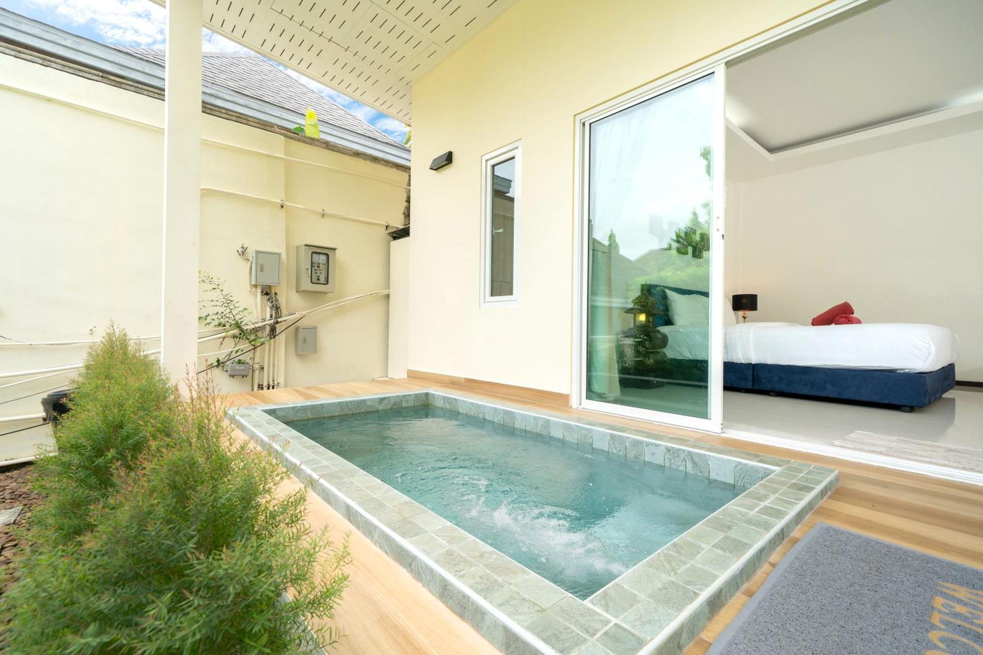 Oxavia Garden Oasis In Nai Harn - Your Private Tropical Garden With 3 Cabins And Jacuzzi Rawai Εξωτερικό φωτογραφία