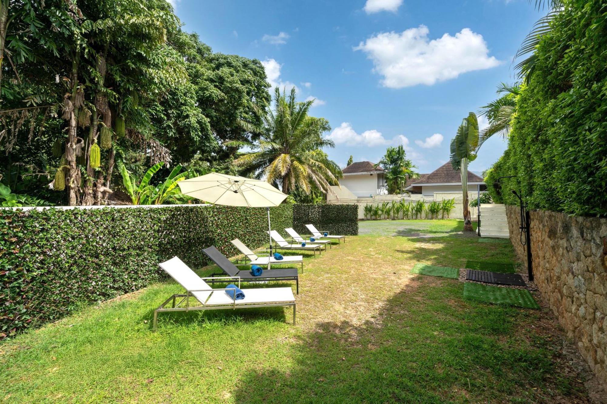 Oxavia Garden Oasis In Nai Harn - Your Private Tropical Garden With 3 Cabins And Jacuzzi Rawai Εξωτερικό φωτογραφία
