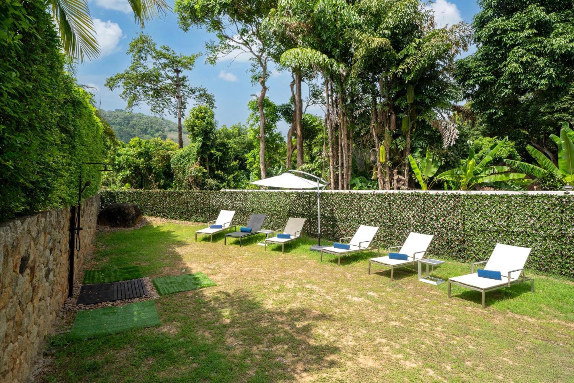 Oxavia Garden Oasis In Nai Harn - Your Private Tropical Garden With 3 Cabins And Jacuzzi Rawai Εξωτερικό φωτογραφία